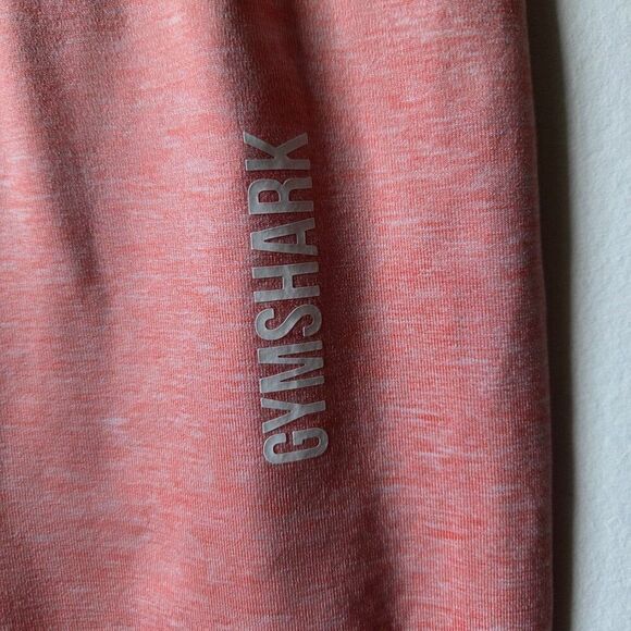 EUC LIKE NEW GYMSHARK PINK SEAMLESS HEATHERED LEGGINGS WORKOUT SIZE S / M - Picture 10 of 13